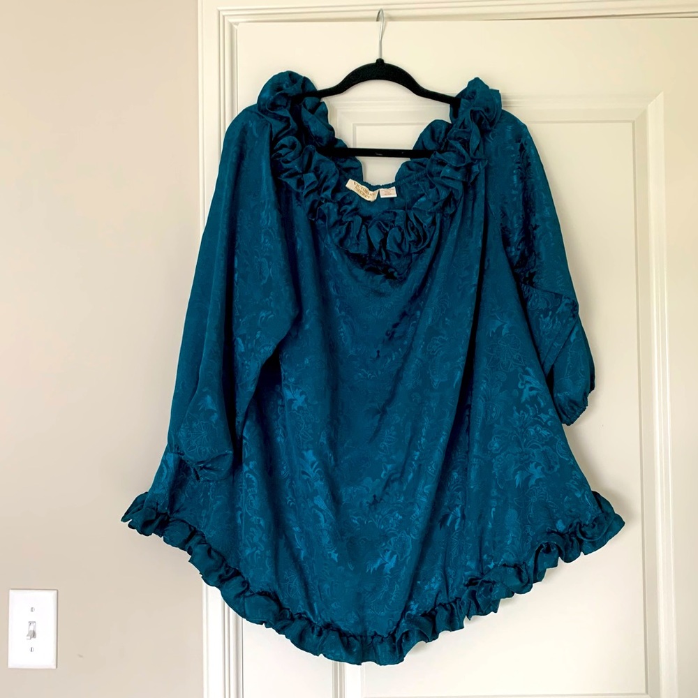 Victoria’s Secret Jewel Toned Green - Vintage Gold Label - S